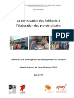 Mémoire Participation Des Habitants