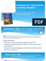 classroom strategies for interactive learning 3pptx