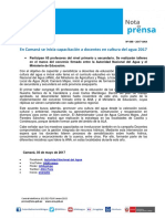 Nota de Prensa Nº 098-2017 - ALA CAMANÁ MAJES