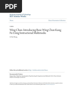 Wing Chun- Introducing Basic Wing Chun Kung Fu Using Instructiona