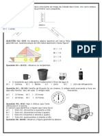 Diagnóstico Inicial de Matemática - 4º Ano