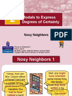 2 Modals To Express Degree of Certainty