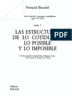 Civilizacion Material Economia Y Capitalismo Siglos XV - XVIII - Tomo I (Braudel, Fernand)