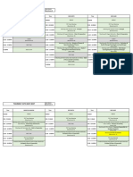 DRAFT FEC Visit Schedule