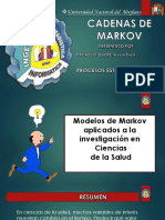 Cadenas de Markov Trabajo