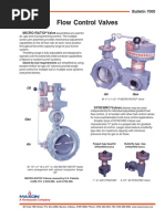 Maxon Micro Ratio Flow Control Valve Technical Data Sheet | PDF | Valve ...