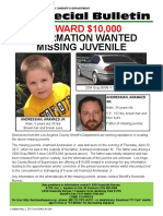 LA County Sheriff's missing flyer for 5-year-old Aramazd Adressian, Jr.