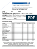 Form 3- Monitor Compliance of Bundle to Prevent CRBSI