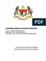 Laporan Akhir Latihan Industri