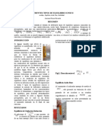 Diferentes Tipos de Equilibrio Ionico