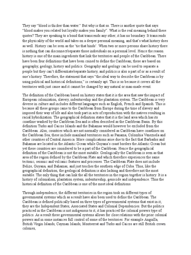 Caribbean people image