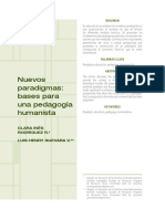 Nuevos Paradigmas Bases para Una Pedagogia Humanista PDF