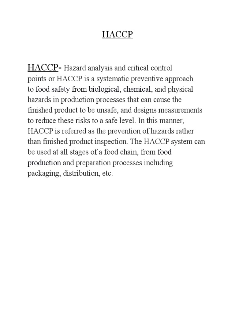 HACCP PDF