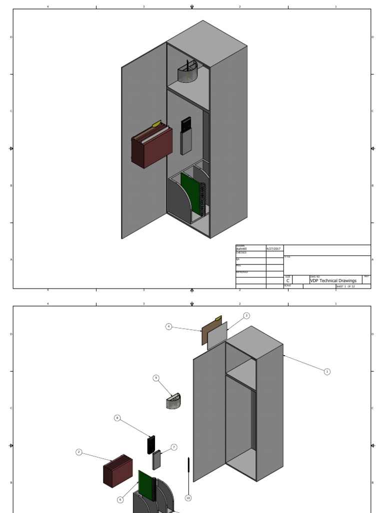 VDP Technical Drawings Overview | PDF | Illustration | Communication Design