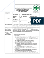 Sop Pemantauan Lingkungan Fisik Puskesmas, Jadwal Pelaksanaan, Bukti Pelaksanaan