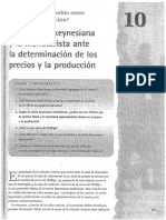 Capitulo 10 - Clasicos y Keynesianos Frente A Determinacion de Precios y Produccion