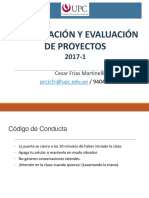 Clase 1 - Formulación y Evaluación de Proyectos CI 145 - 2017 1 PDF