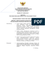 Permenpan2012 - 038 TENTANG PEDOMAN PENILAIAN KINERJA UNIT PELAYANAN PUBLIK PDF