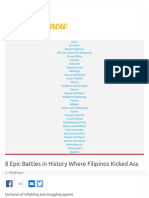 8 Epic Battles in History Where Filipinos Kicked Ass