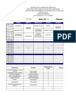 Horarios Semestre 2016 1 Gm