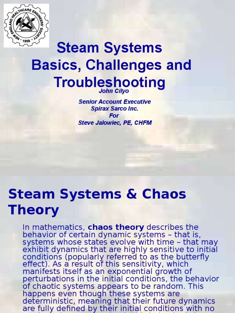 Steam System Basics and Troubleshooting | PDF | Steam | Chaos Theory