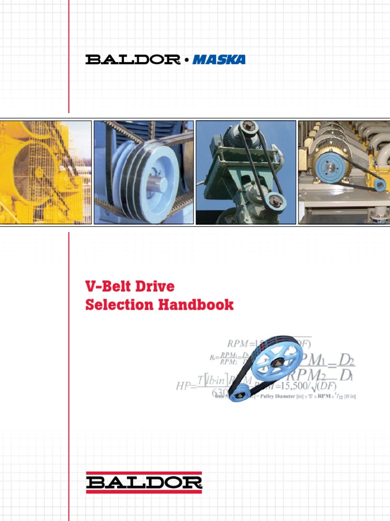 V Belt Drive Pdf Pdf Belt Mechanical Power Physics