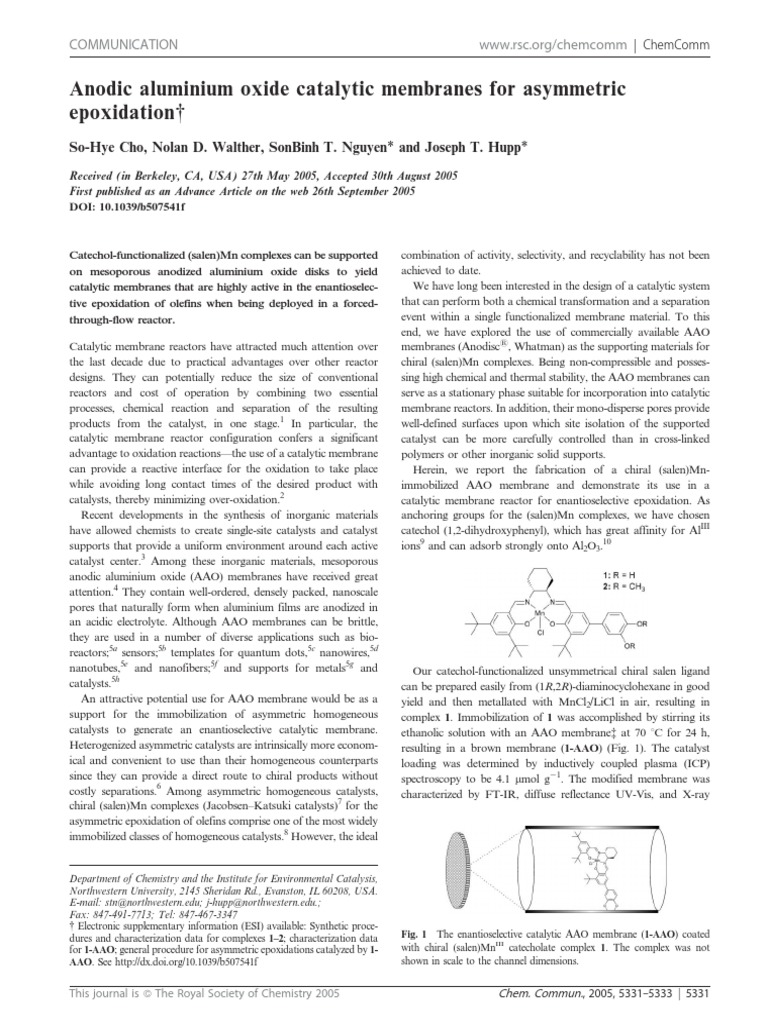 Exhaust Gas Recirculation PDF Enantioselective Synthesis Catalysis