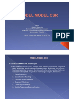 7 Model-Model CSR