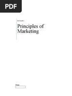 Marketing Principles McDonalds