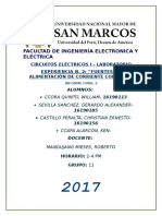 Informe Final 2 Lab. Circuitos Electricos