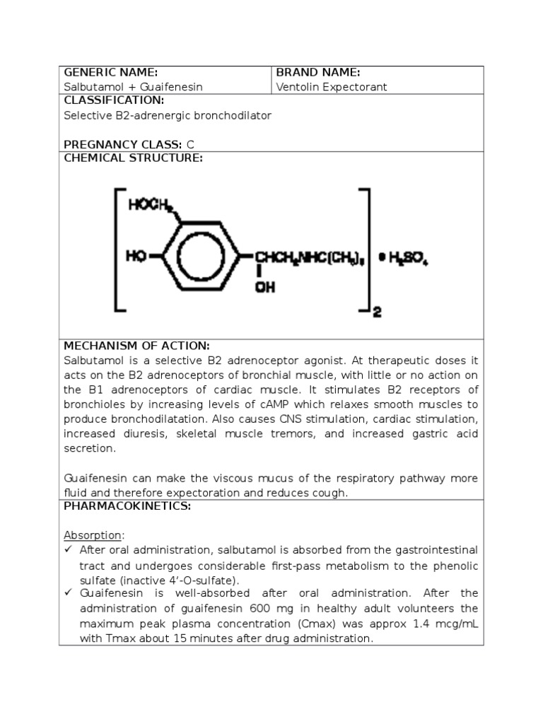 Difference between salbutamol and ventolin 600