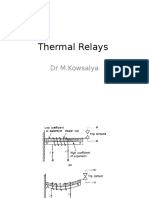 Thermal Relays: DR M.Kowsalya