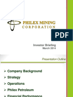 Investor Briefing: Philex Mining (And Petroleum) Presentation For Investors (March 2014)