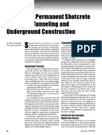 Watertight Permanent Shotcrete Linings in Tunneling and Underground Construction