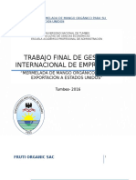 Plan de Negocio Internacional de Mermelada de Mango-Final