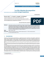 A New Modification of The Adomian Decomposition