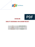 Guideline - Quality Assurance For Scrum Project
