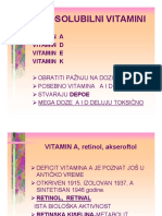 Liposolubilni Vitamini