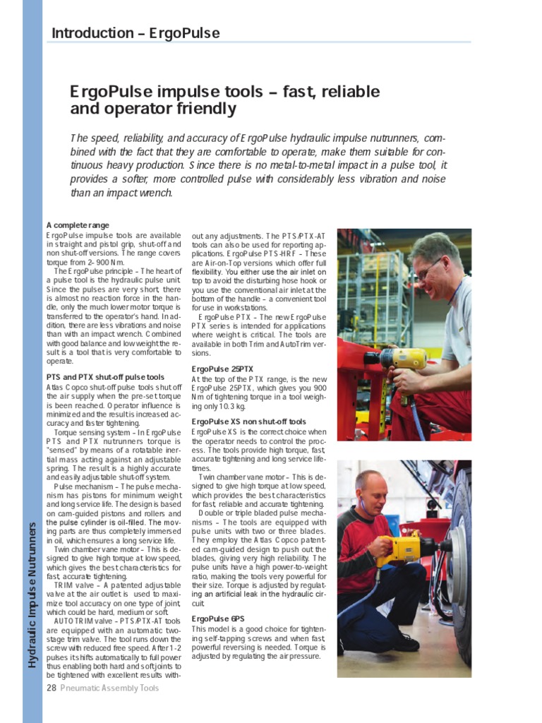 Atlas Copco Pulse Tools 2013-2014 | PDF | Valve | Machines