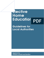 Elective Home Education