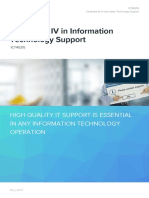 Certificate IV in Information Technology Support PDF