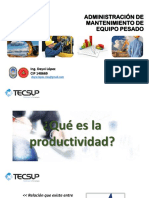 Sesion 2 Administración de mantenimiento del Equipo Pesado