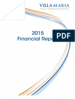 Villa Maria 2015 Financial Report