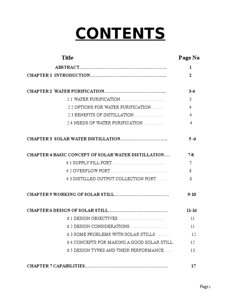 Solar Water Distillation System | PDF | Solar Energy | Water Purification