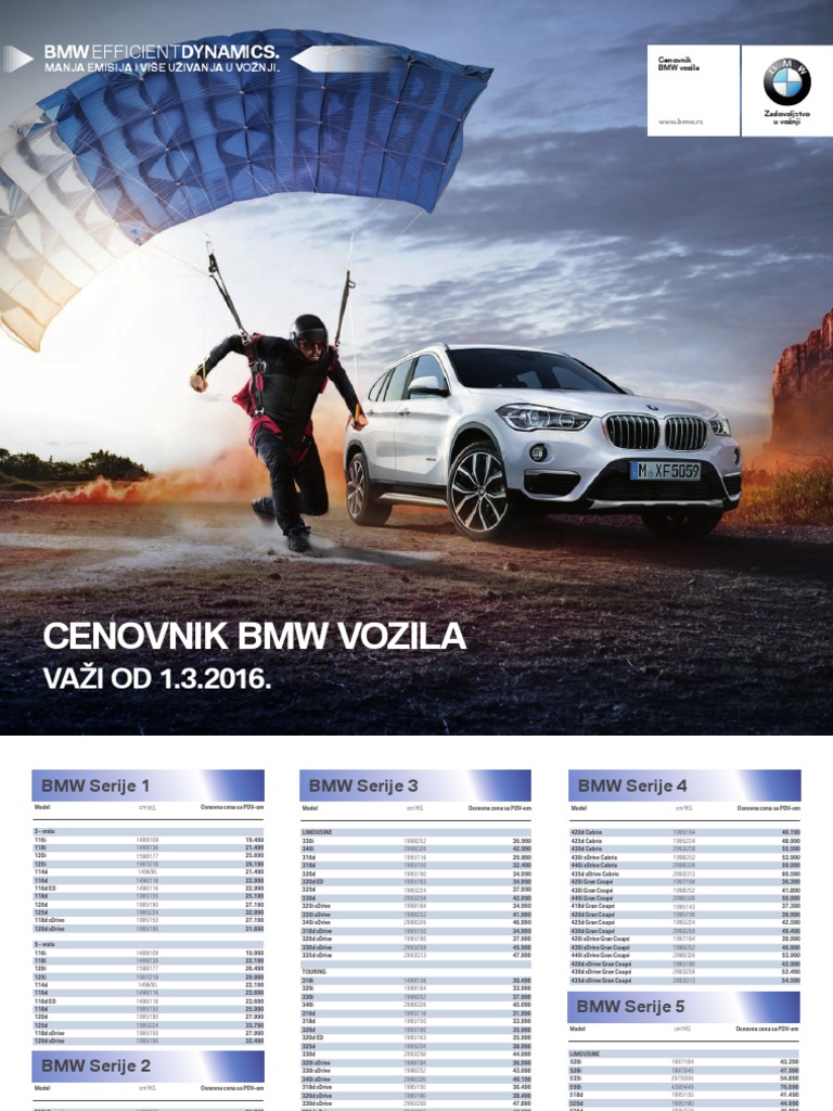 BMW Cenovnik PDF | PDF