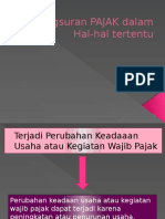 Angsuran PAJAK Dalam Hal-Hal Tertentu