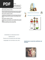 Folleto de Consagracion de Monaguillos