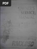 Download Suzuki RMX 250 Owners Service Manual by theplagueisback SN347423439 doc pdf