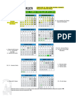 Calendario Escolar 2014-2015 Colegio El Tomillar