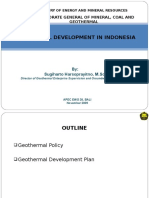 Geothermal Development in Indonesia: Directorate General of Mineral, Coal and Geothermal